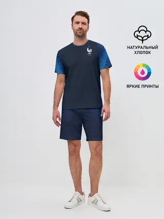 Мужской костюм с шортами / France home WC 2018