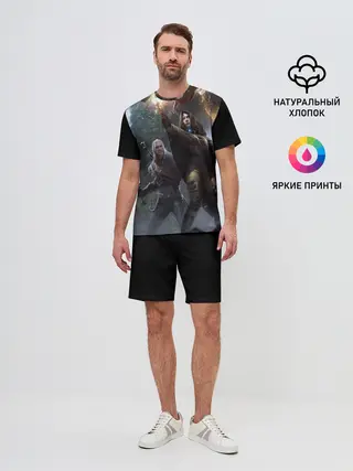 Мужской костюм с шортами / Геральт и Йен