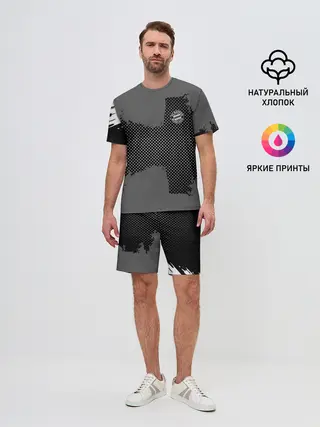 Мужской костюм с шортами / BAYERN MUNCHEN GRAY