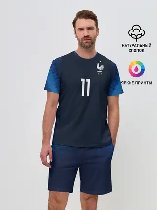 Мужской костюм с шортами / Dembele home 18-19 WC