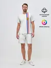 Мужской костюм с шортами / Франция, лента с гербом