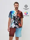 Мужской костюм с шортами / Блич лед и пламень