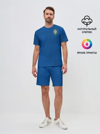 Мужской костюм с шортами / Бразилия 2018 гостевая