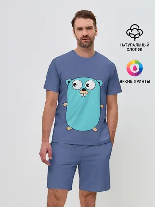 Мужской костюм с шортами / Golang