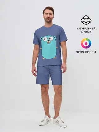 Мужской костюм с шортами / Golang