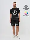 Мужской костюм с шортами / Mercedes sport auto abstract