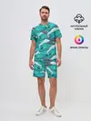 Мужской костюм с шортами / Дельфины