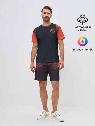 Мужской костюм с шортами / Barcelona Training 18-19