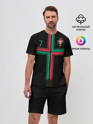 Мужской костюм с шортами / Роналду 2018 ЧМ Альтернативная