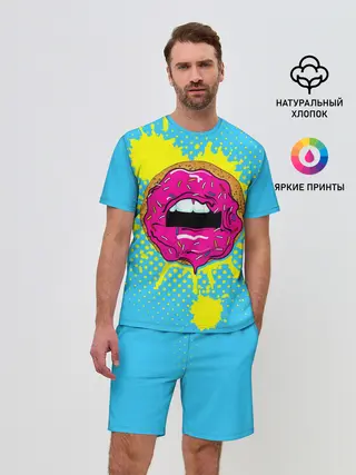 Мужской костюм с шортами / Donut lips