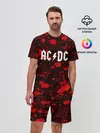 Мужской костюм с шортами / AC DC