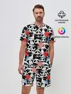 Мужской костюм с шортами / Funny Panda