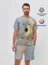 Мужской костюм с шортами / Медведь
