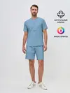 Мужской костюм с шортами / Тельняшка Якорь