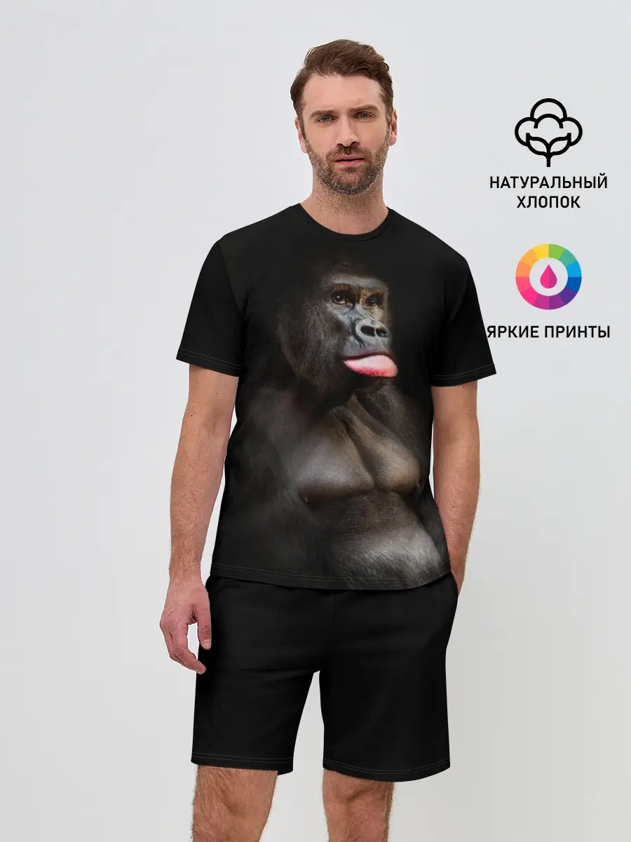 Мужской костюм с шортами / Горилла