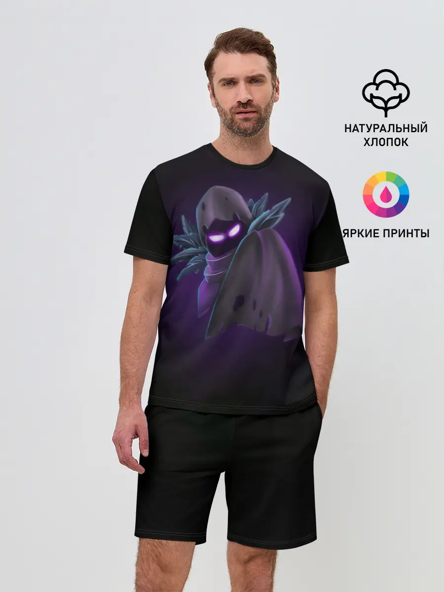 Мужской костюм с шортами / Ворон