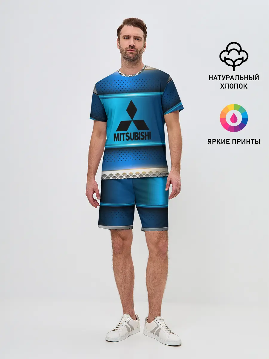 Мужской костюм с шортами / MITSUBISHI sport collection