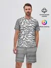 Мужской костюм с шортами / White