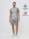Мужской костюм с шортами / White