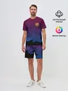 Мужской костюм с шортами / FC BARCA SPORT