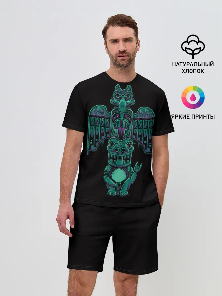Мужской костюм с шортами / Тотем