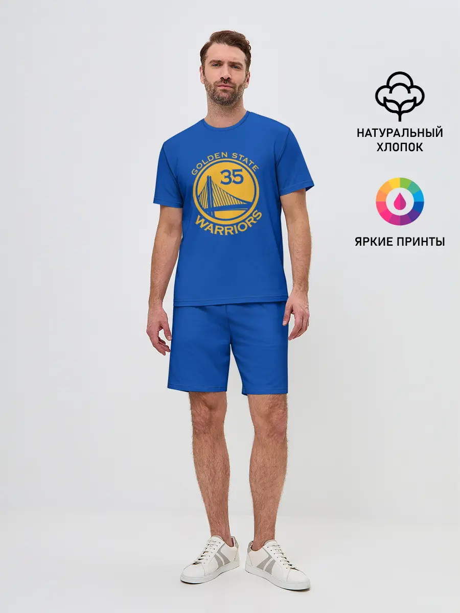 Мужской костюм с шортами / Kevin Durant форма GSW