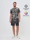 Мужской костюм с шортами / Черепа
