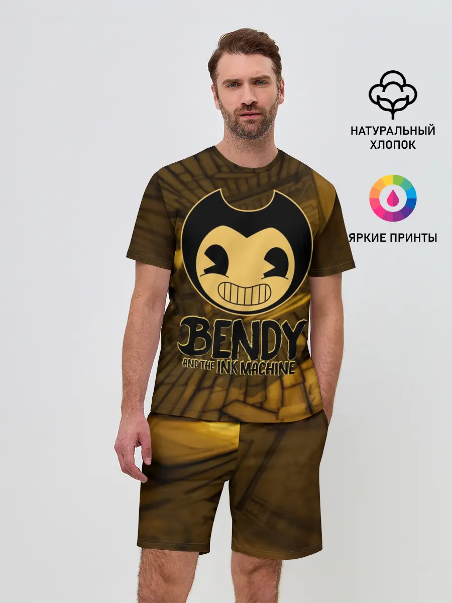 Мужской костюм с шортами / Bendy and the ink machine
