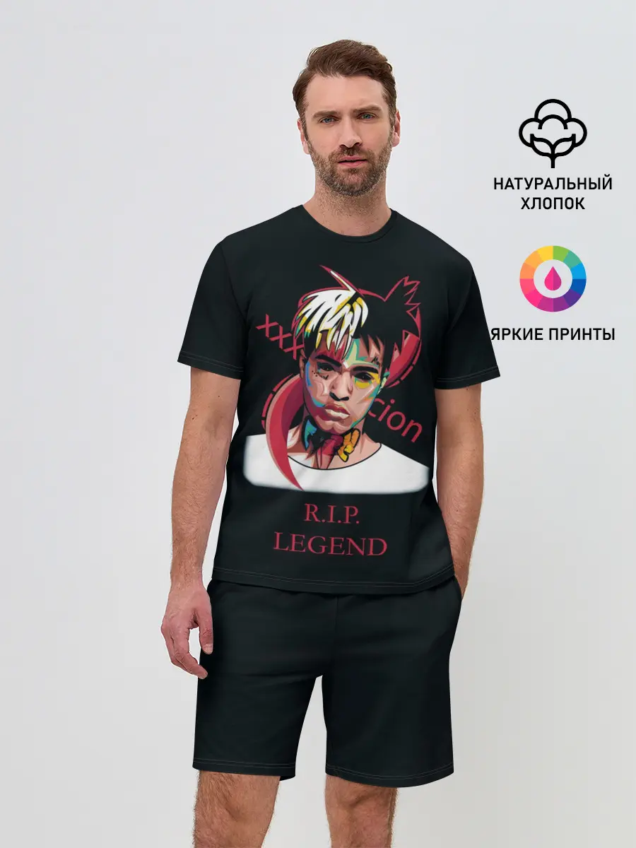 Мужской костюм с шортами / XXXTentacion / RIP Legend 2