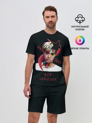 Мужской костюм с шортами / XXXTentacion / RIP Legend 2