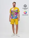 Мужской костюм с шортами / 69 rainbow