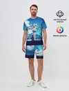 Мужской костюм с шортами / Хацунэ Мику под летним небом