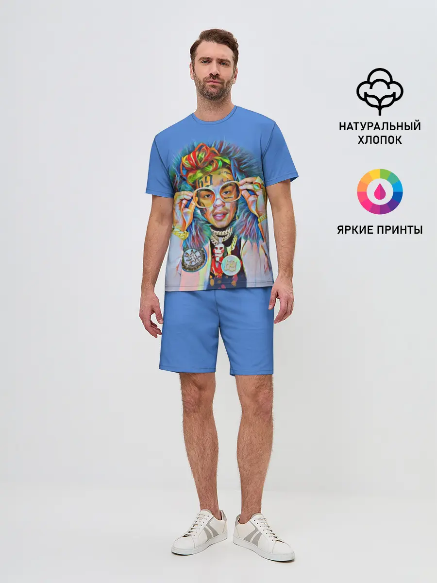 Мужской костюм с шортами / 6IX9INE SWAG