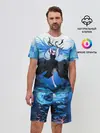 Мужской костюм с шортами / Хацунэ Мику под водой