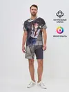 Мужской костюм с шортами / Летний дождь