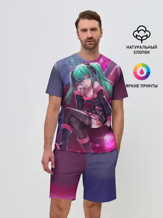 Мужской костюм с шортами / Хатсуне Мику
