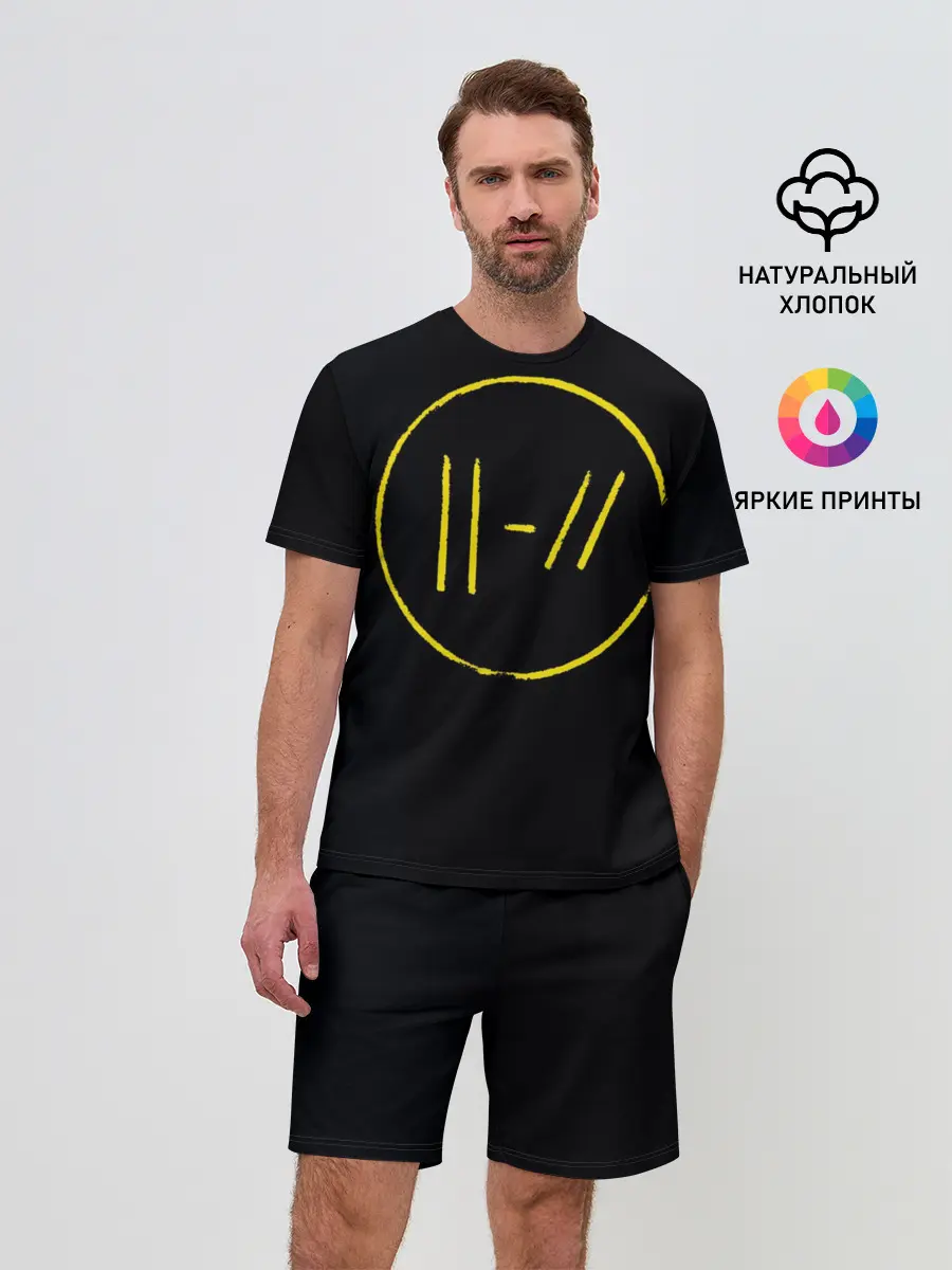 Мужской костюм с шортами / twenty one pilots / trench
