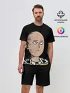 Мужской костюм с шортами / One-Punch Man Ванпачмен