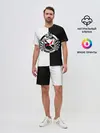 Мужской костюм с шортами / MONOKUMA SCHOOL с фоном