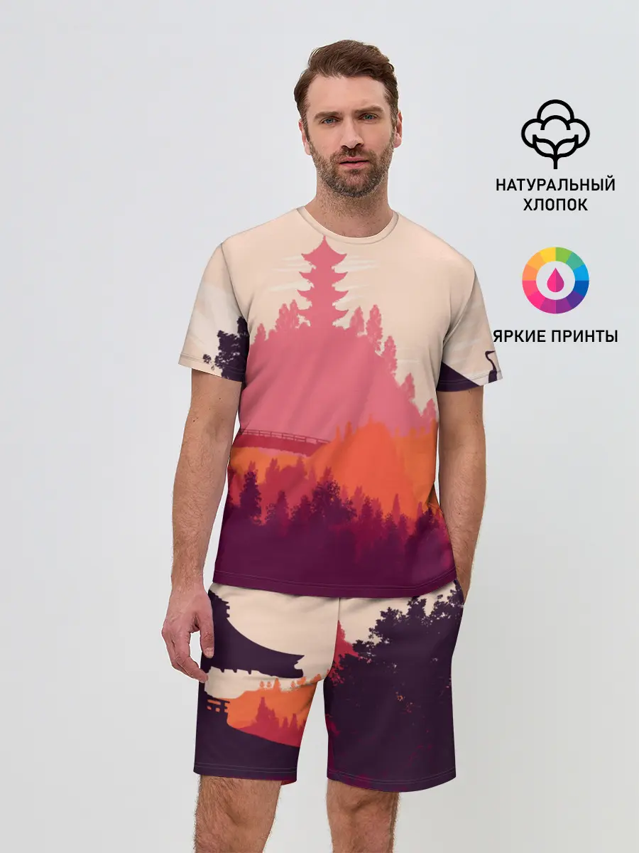 Мужской костюм с шортами / Firewatch