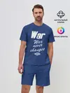 Мужской костюм с шортами / WAR NEVER CHANGES