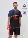 Мужской костюм с шортами / CS GO.