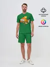 Мужской костюм с шортами / Радиоактивная Рыбка