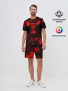 Мужской костюм с шортами / Красный поросенок