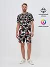 Мужской костюм с шортами / Узор кумамонов