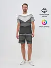 Мужской костюм с шортами / Бумажные полосы