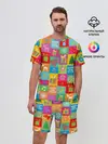 Мужской костюм с шортами / Новогодний коллаж