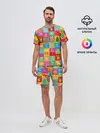 Мужской костюм с шортами / Новогодний коллаж