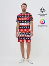 Мужской костюм с шортами / CS GO НОВОГОДНИЙ
