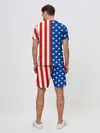 Мужской костюм с шортами / Американский Флаг